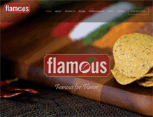 Tablet Screenshot of flamousbrands.com